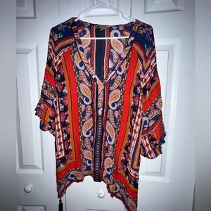 Democracy blouse multi color size XL for lady